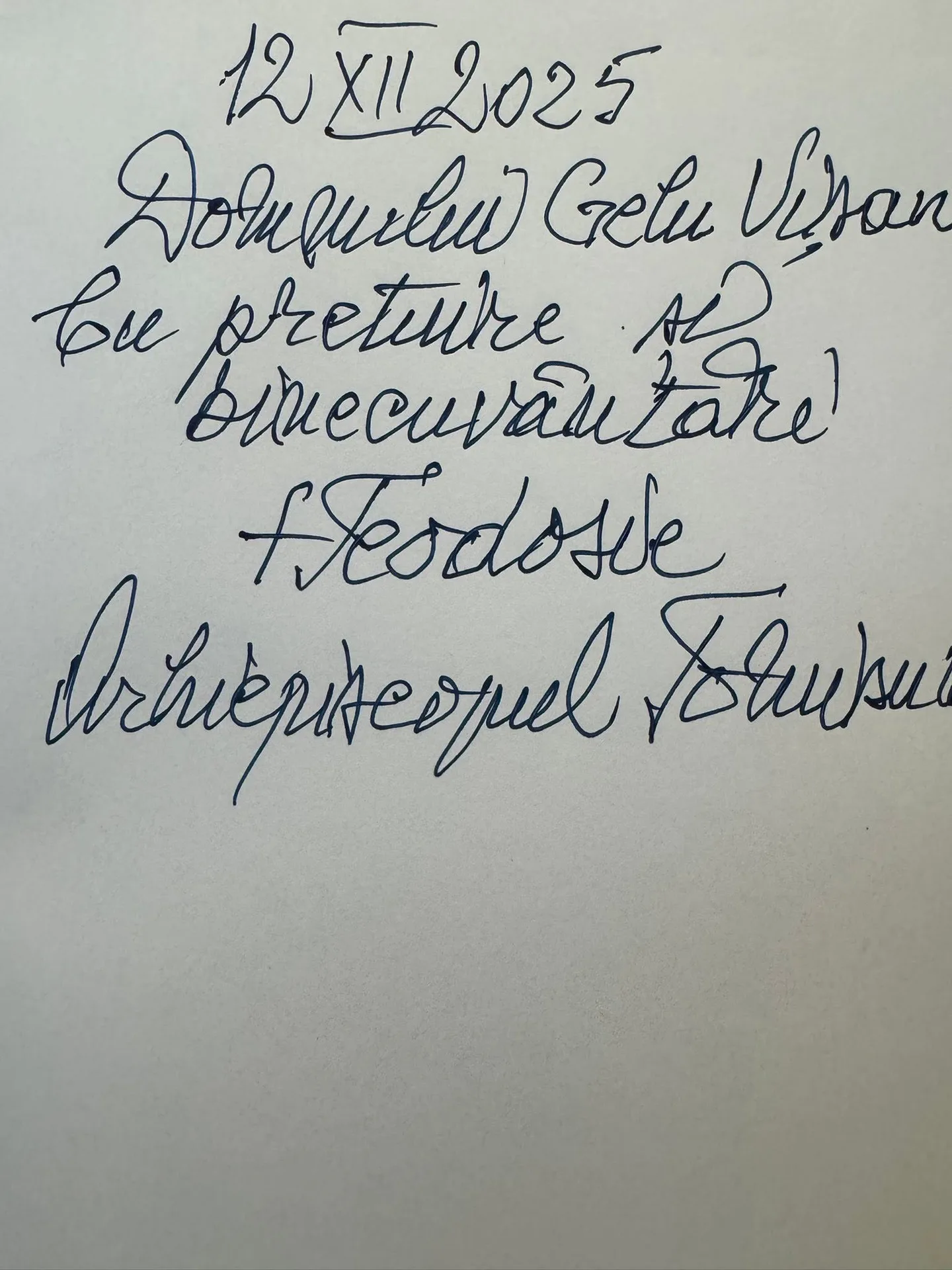 La Multi Ani, Înalt Prea Sfinția Voastră Teodosie, Arhiepiscopul Tomisului, la împlinirea vârstei de 70 de Ani! — fotografia 1