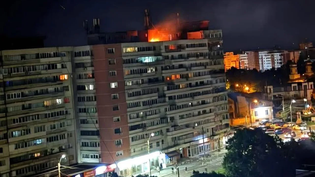 May be an image of fire