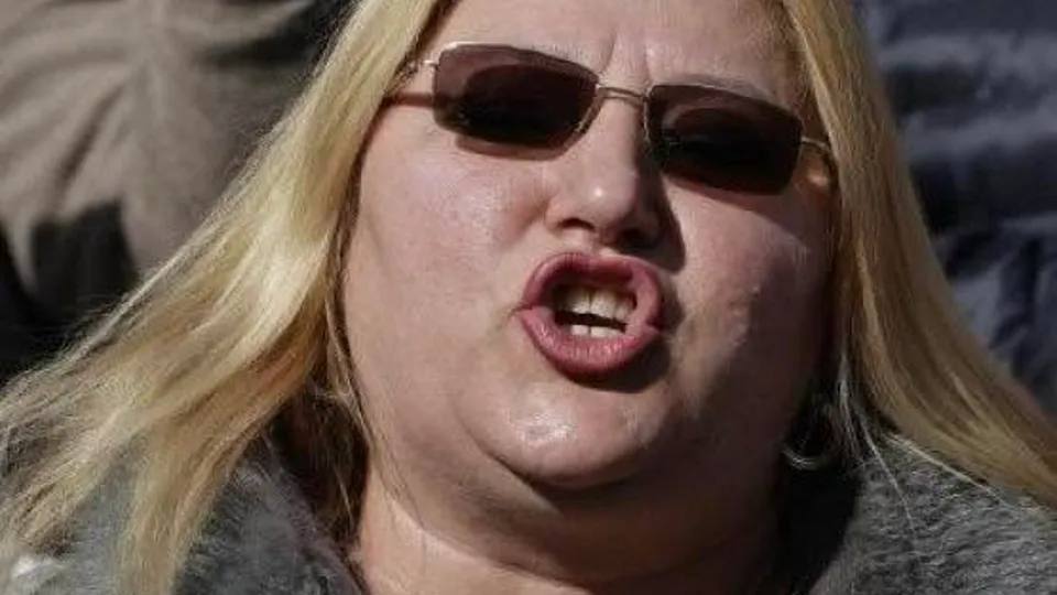 May be an image of one or more people and blonde hair