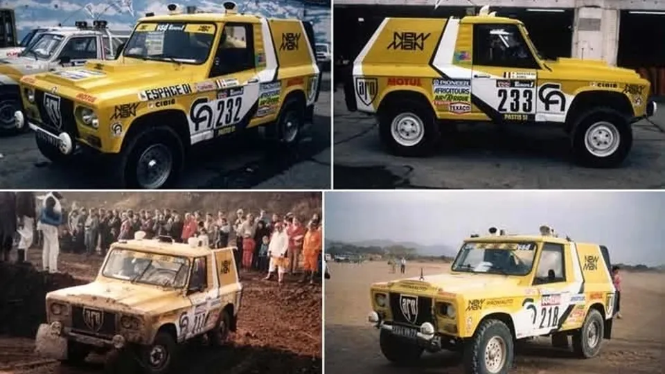 May be an image of car, jeep and text